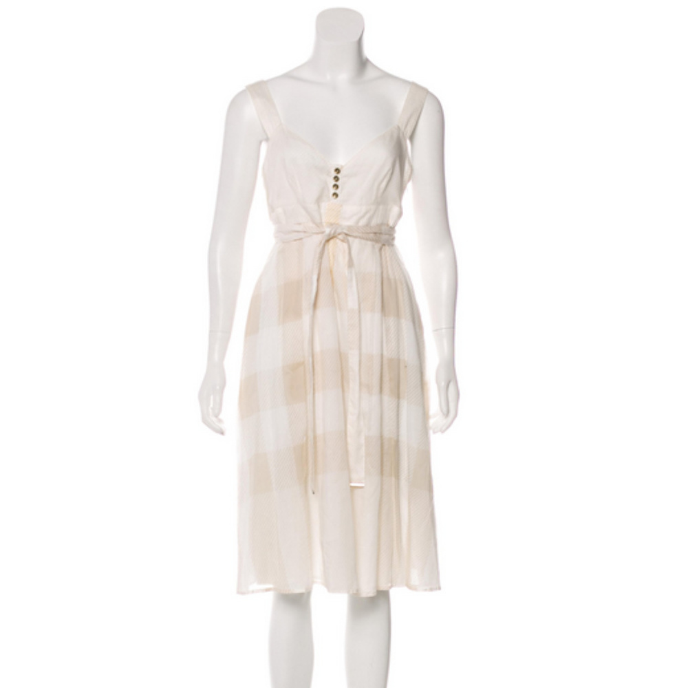 NWT Burberry London Midi Summer Dress Sundress New